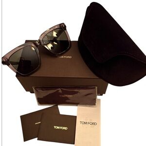 Tom Ford TF0969-K Smoke Square Men's Sunglasses. NEW WITH TAGS.